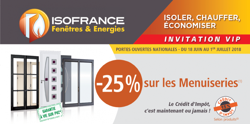 PORTES OUVERTES NATIONALES DU 18 JUIN AU 1ER JUILLET 2018 !